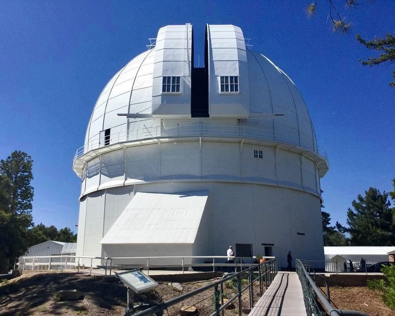 The Mount Wilson 100 Inch Telescope image. Click for full size.
