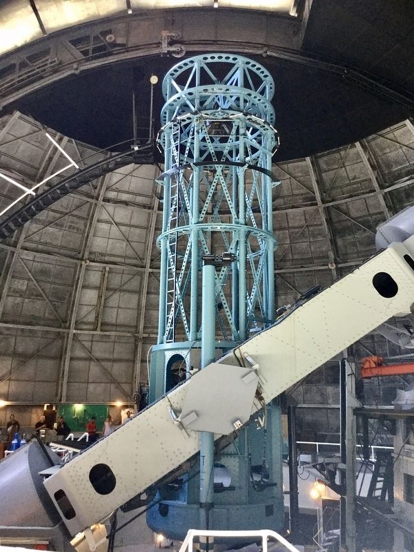 The Mount Wilson 100 Inch Telescope image. Click for full size.