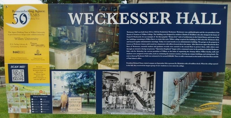 Weckesser Hall Marker image. Click for full size.