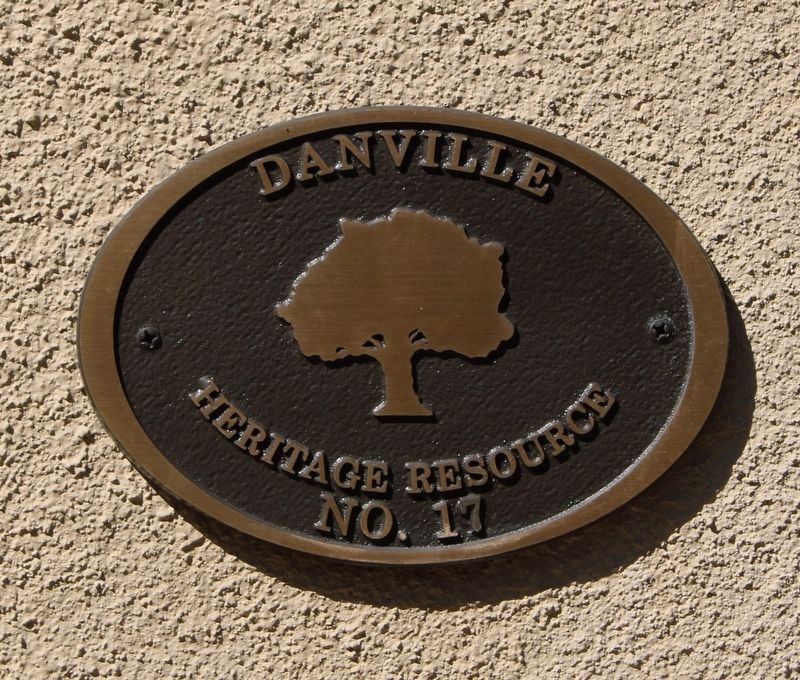 Danville Heritage Resource Marker image. Click for full size.