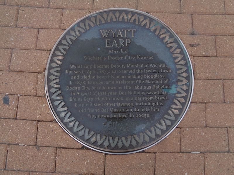 Wyatt Earp Marker image. Click for full size.
