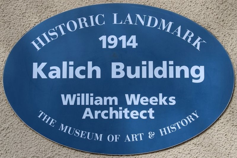 Kalich Building Marker image. Click for full size.