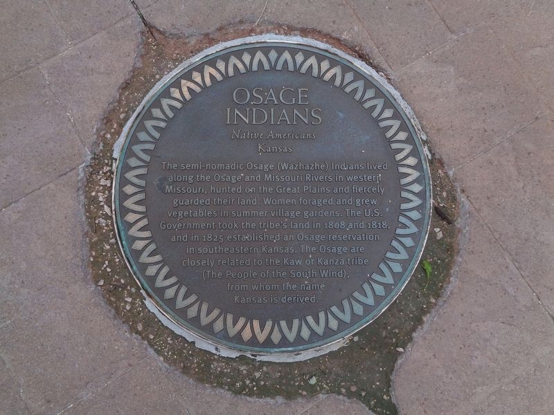 Osage Indians Marker image. Click for full size.