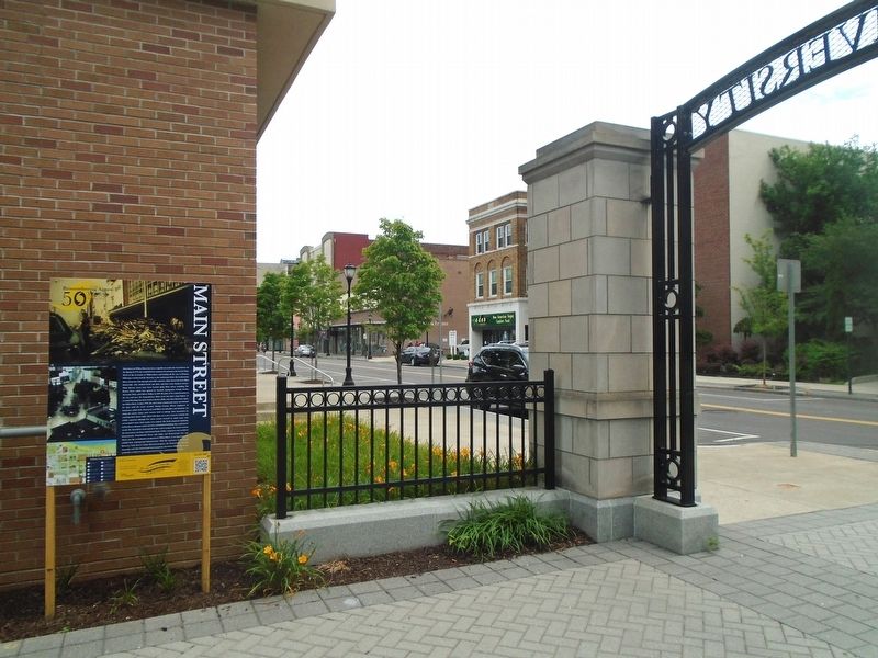 Main Street Marker. Click for full size. Main Street Marker image. Click for full size.