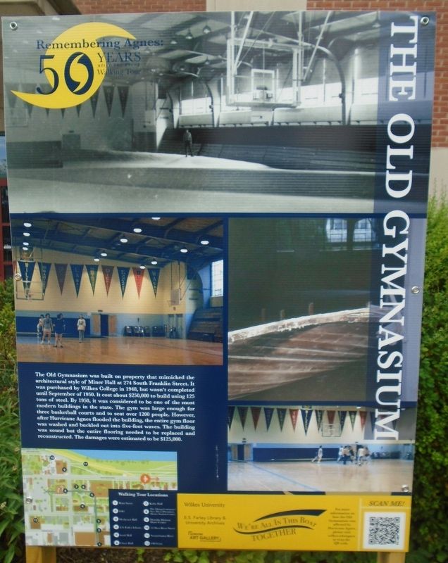 The Old Gymnasium Marker image. Click for full size.