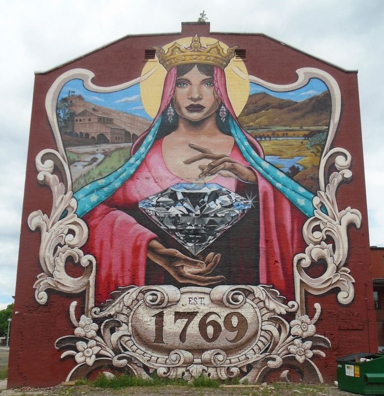 "Lady of the Valley" Mural. Click for full size. "Lady of the Valley" Mural image. Click for full size.