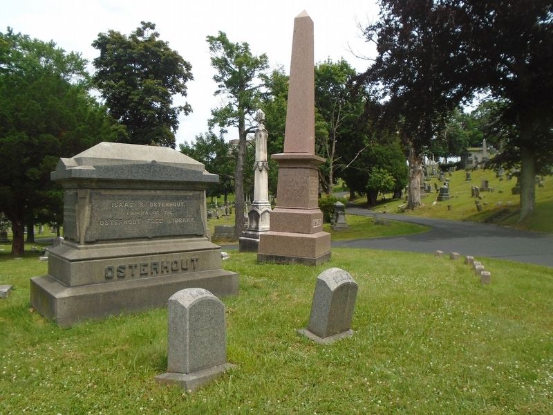 Isaac S. Osterhout Monument image. Click for full size.