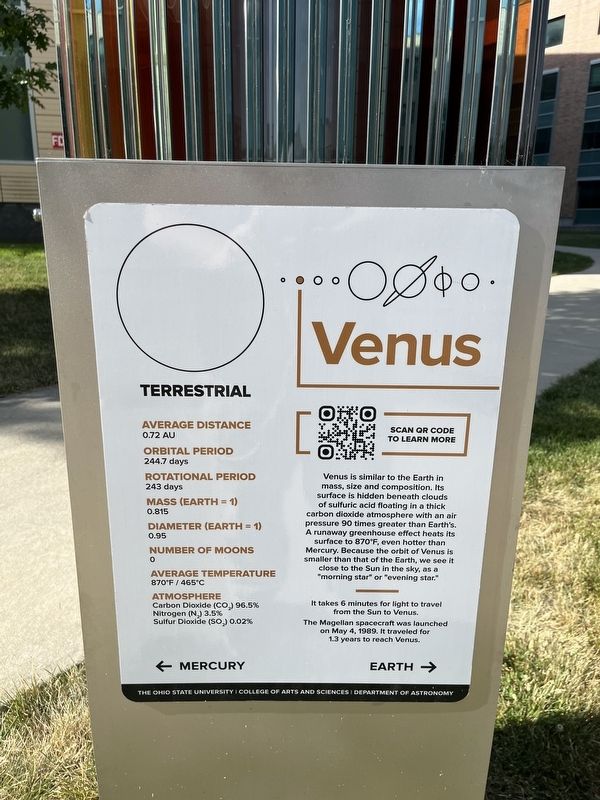 Venus Marker. Click for full size. Venus Marker image. Click for full size.