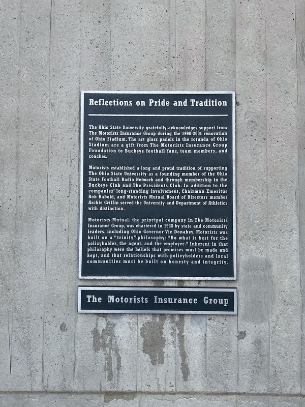 Reflections on Pride and Tradition Marker image. Click for full size.
