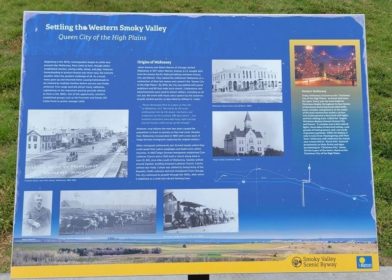 Settling the Western Smoky Valley Marker image. Click for full size.
