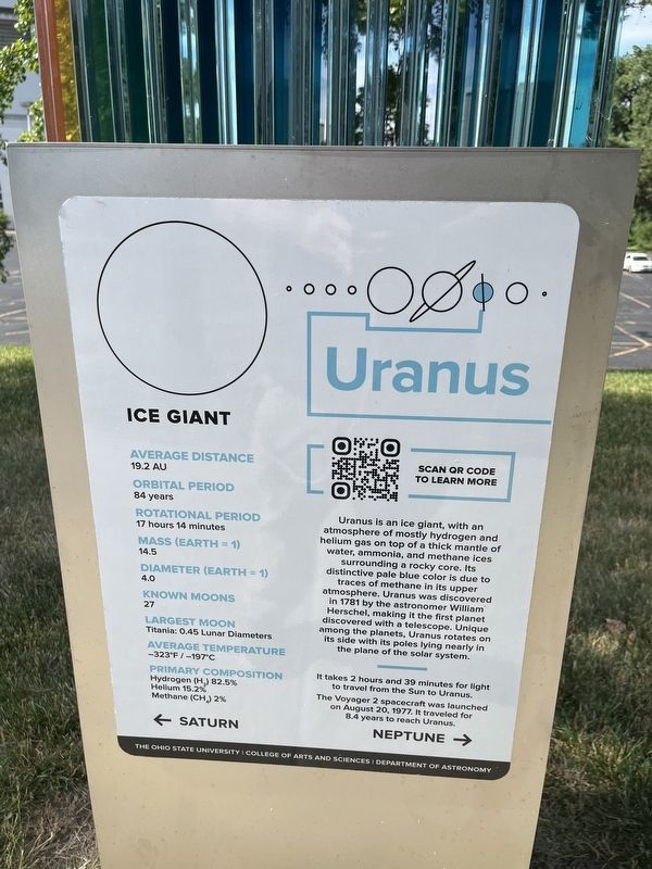 Uranus Marker. Click for full size. Uranus Marker image. Click for full size.