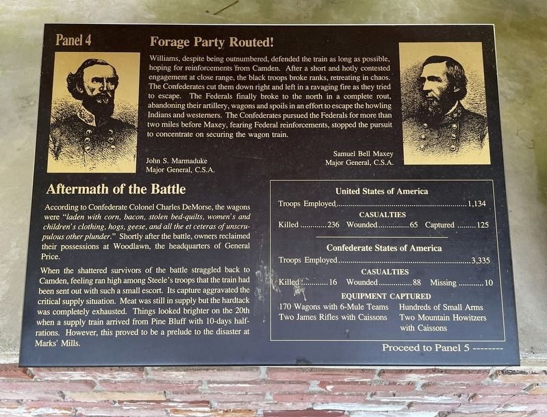 Forage Party Routed Marker. Click for full size. Forage Party Routed Marker image. Click for full size.
