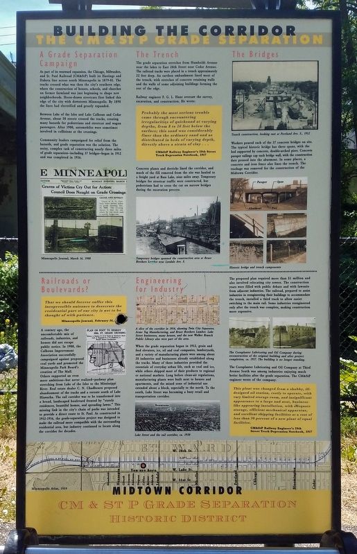 Building the Corridor Marker image. Click for full size.