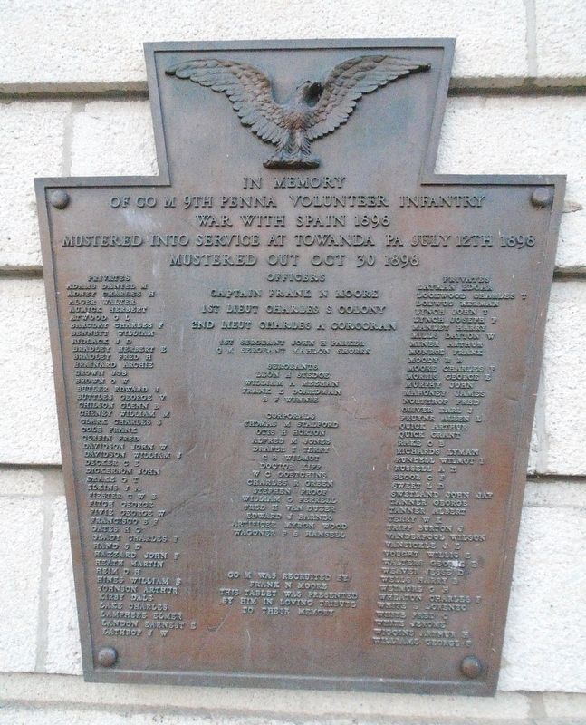 Company M, 9th Penna Volunteer Infantry Marker. Click for full size. Company M, 9th Penna Volunteer Infantry Marker image. Click for full size.