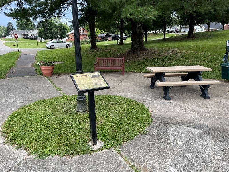Fulton's Arrival Marker. Click for full size. Fulton's Arrival Marker image. Click for full size.