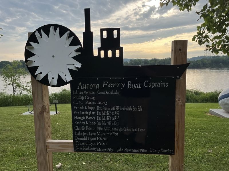 Aurora Ferry Boat Captains Marker image. Click for full size.