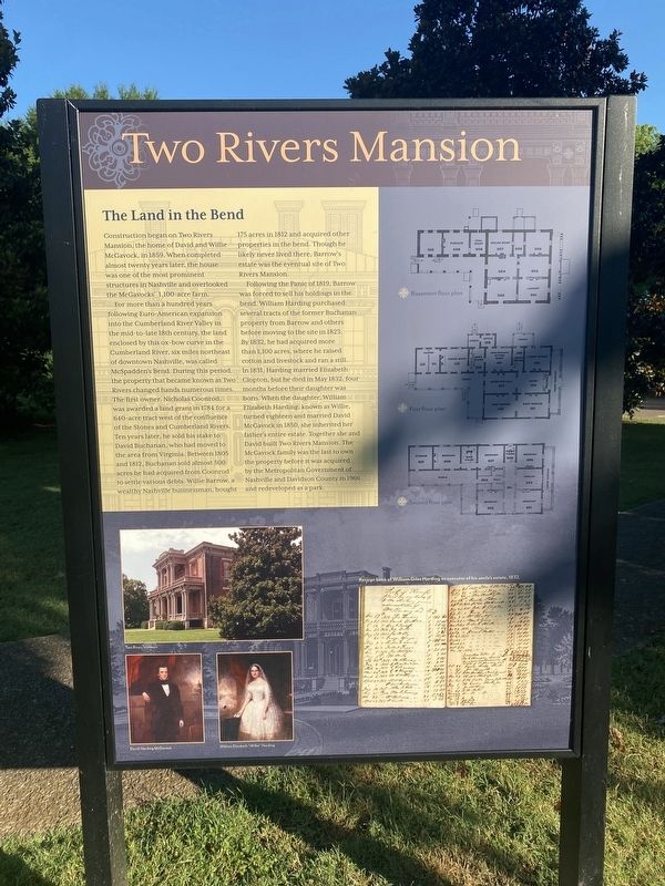 Two Rivers Mansion Marker image. Click for full size.