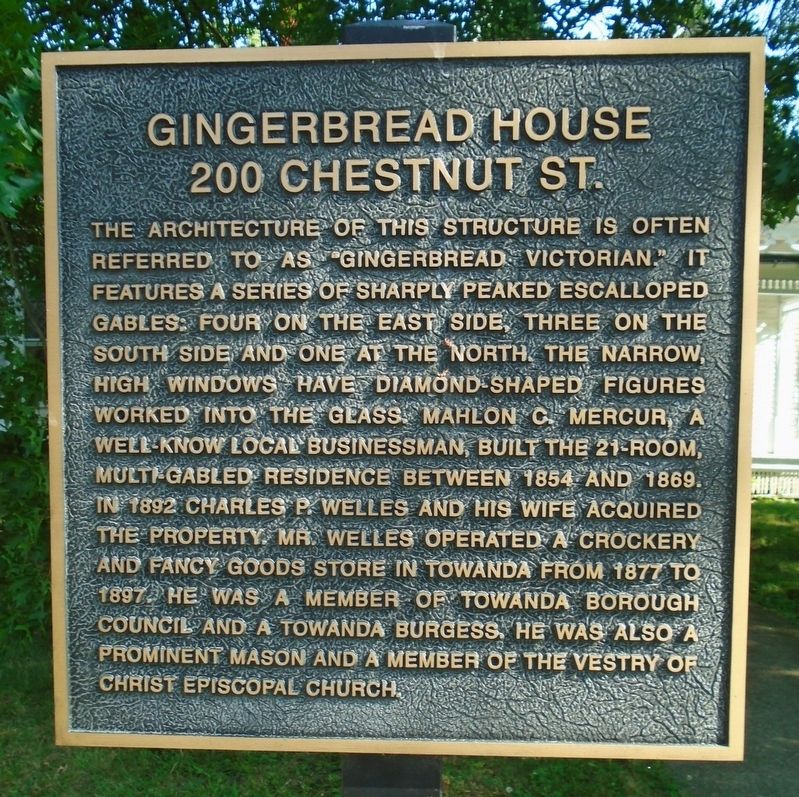 Gingerbread House Marker image. Click for full size.