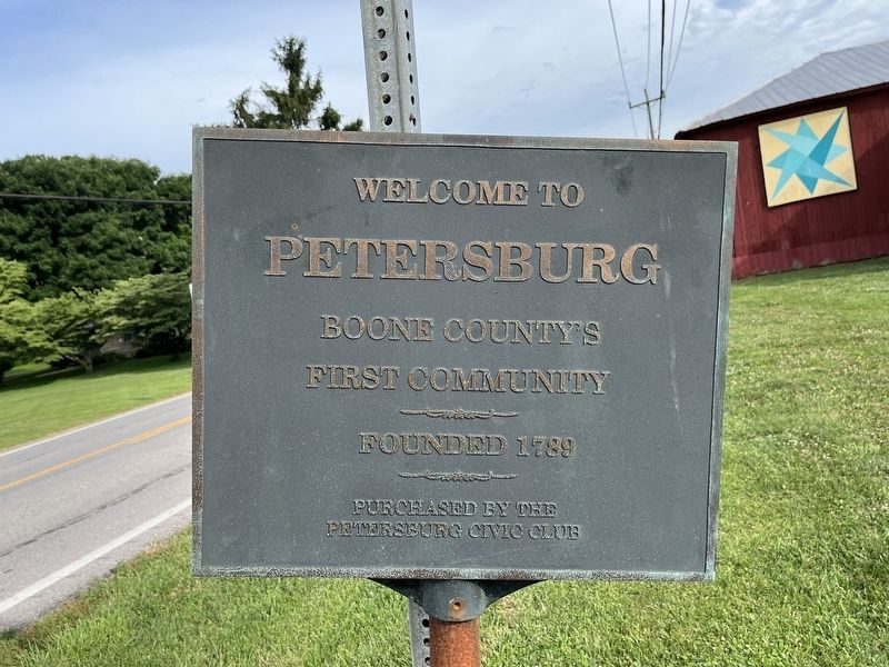 Welcome to Petersburg Marker image. Click for full size.