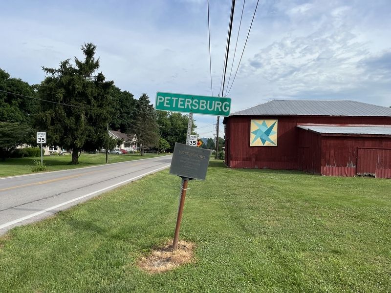 Welcome to Petersburg Marker image. Click for full size.