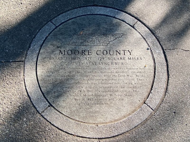 Moore County Marker. Click for full size. Moore County Marker image. Click for full size.