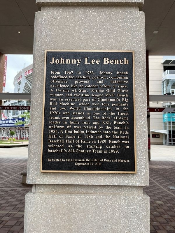 Johnny Lee Bench Marker image. Click for full size.