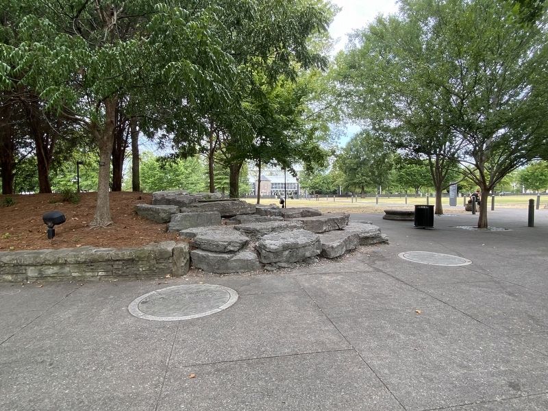 Lincoln County Marker (on left) image. Click for full size.