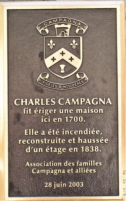 Charles Campagna Marker image. Click for full size.