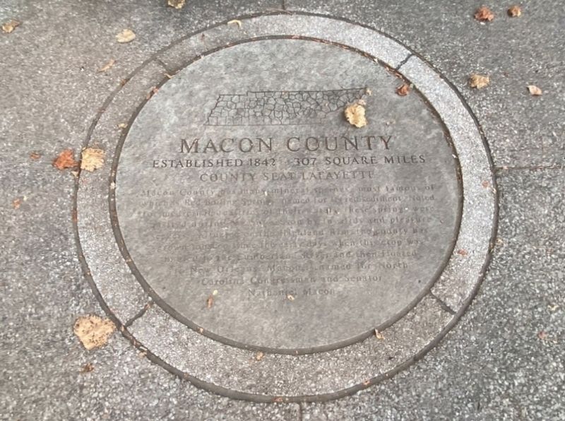 Macon County Marker image. Click for full size.