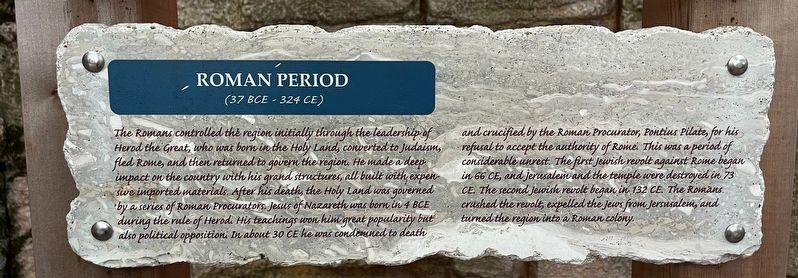 Roman Period Marker image. Click for full size.