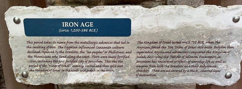 Iron Age Marker image. Click for full size.