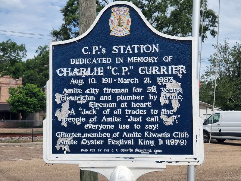 C.P.'s Station Marker. Click for full size. C.P.'s Station Marker image. Click for full size.