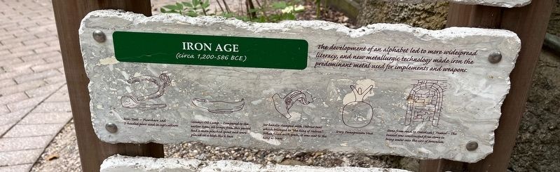 Iron Age Marker. Click for full size. Iron Age Marker image. Click for full size.