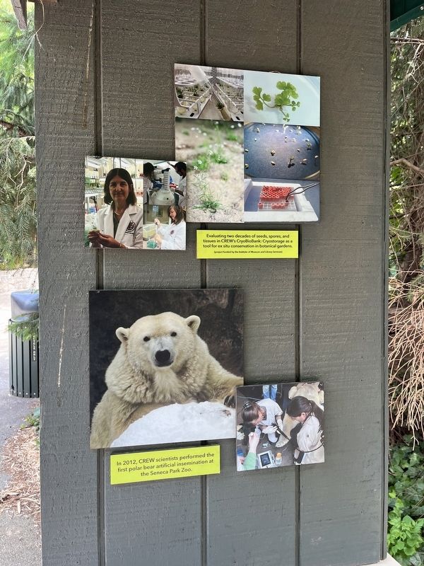Saving Species Through Science Marker. Click for full size. Saving Species Through Science Marker image. Click for full size.