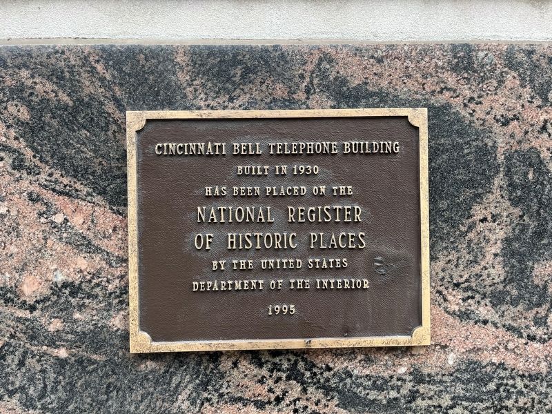 Cincinnati Bell Telephone Building Marker image. Click for full size.