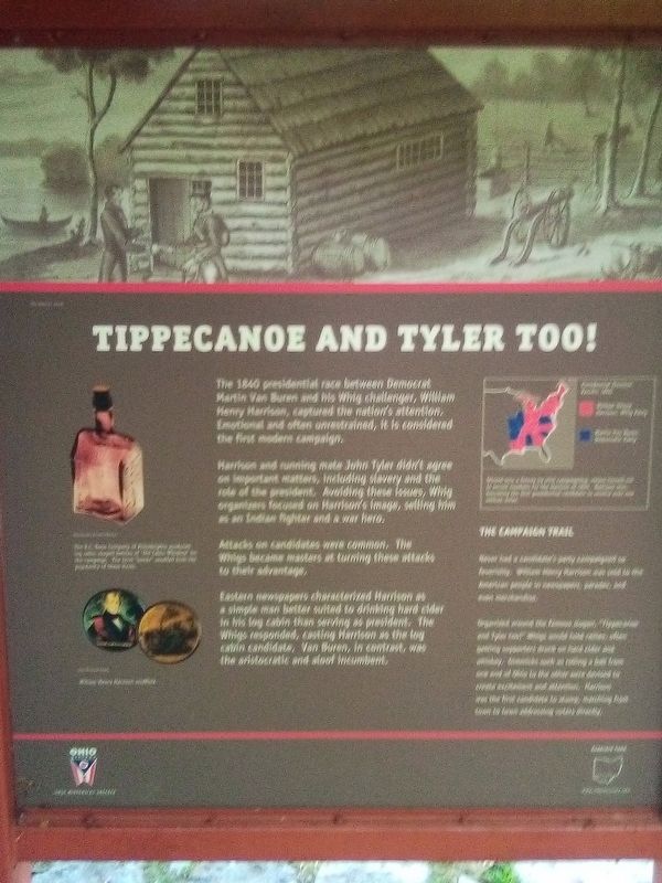 Tippecanoe And Tyler Too! Marker image. Click for full size.