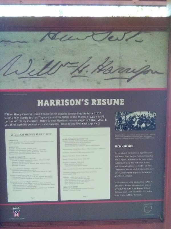 Harrison's Resume Marker image. Click for full size.