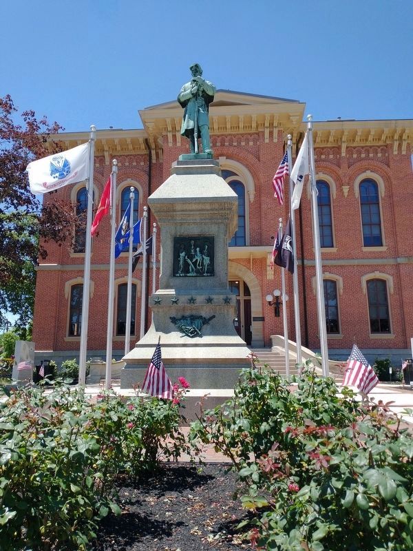 Delaware County Civil War Memorial image. Click for full size.