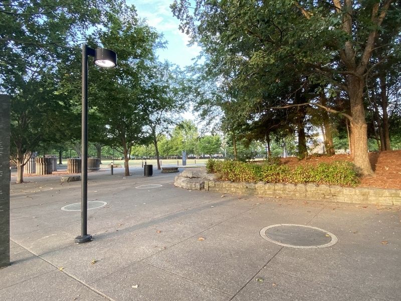 Trousdale County Marker (on right). Click for full size. Trousdale County Marker (on right) image. Click for full size.