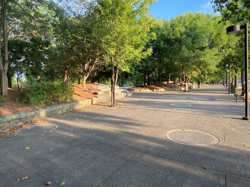 Jackson County Marker (right foreground). Click for full size. Jackson County Marker (right foreground) image. Click for full size.