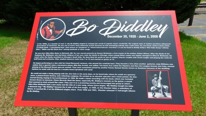 Bo Diddley Marker image. Click for full size.