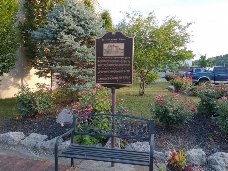 Historic Emmitt House Marker. Click for full size. Historic Emmitt House Marker image. Click for full size.