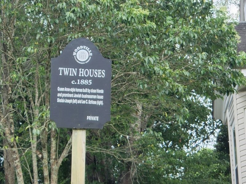 Twin Houses Marker image. Click for full size.