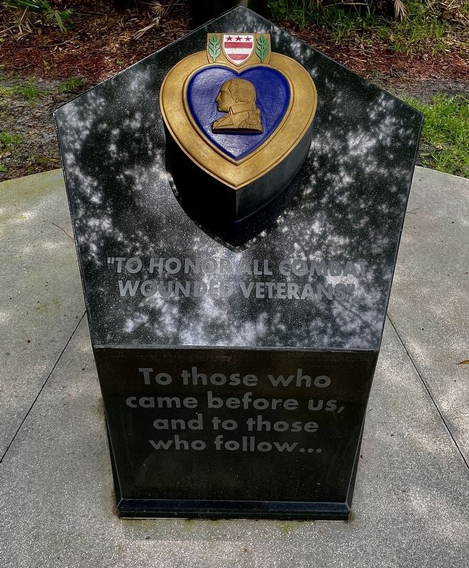 Combat Wounded Veterans Marker. Click for full size. Combat Wounded Veterans Marker image. Click for full size.
