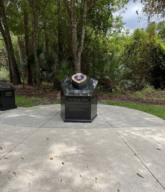 Combat Wounded Veterans Marker. Click for full size. Combat Wounded Veterans Marker image. Click for full size.