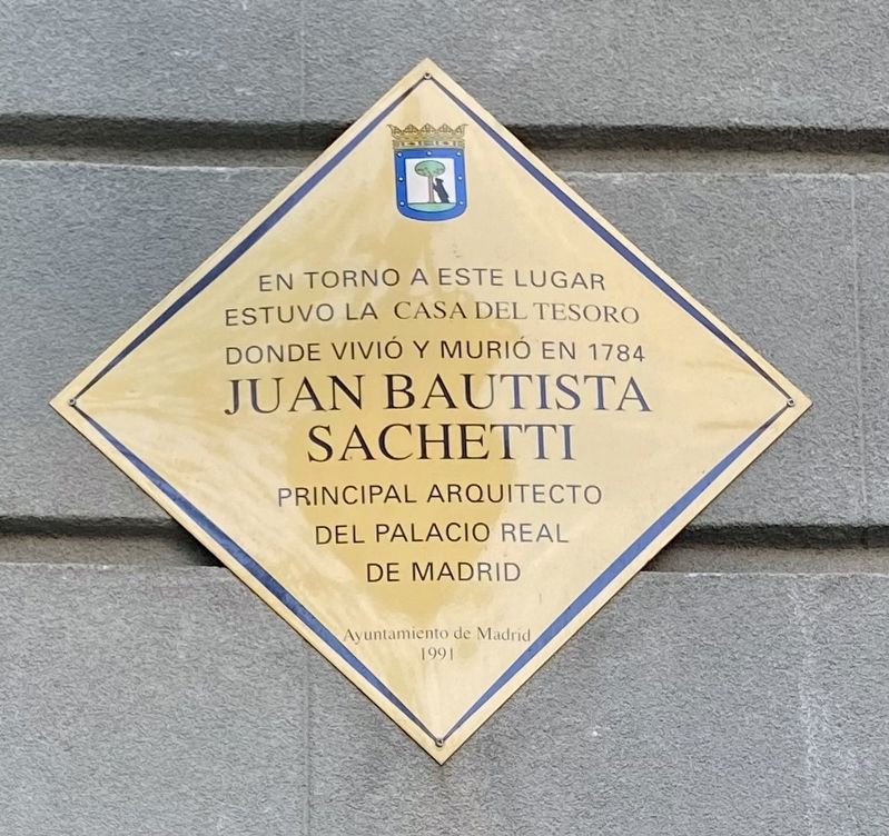 Juan Bautista Sachetti Marker. Click for full size. Juan Bautista Sachetti Marker image. Click for full size.