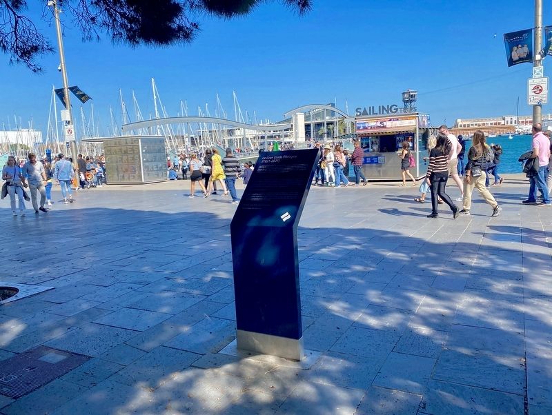 The Grand Philological Expedition Marker - wide view image. Click for full size.