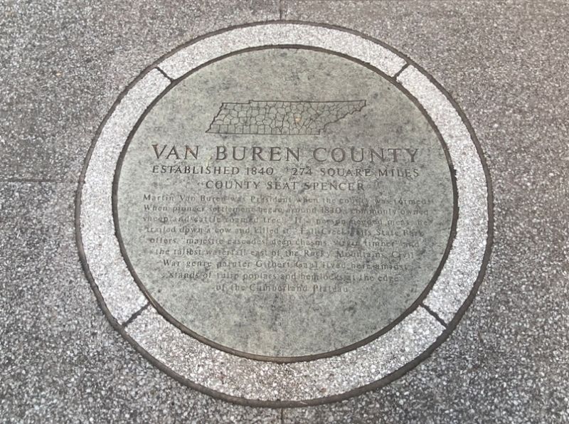 Van Buren County Marker image. Click for full size.