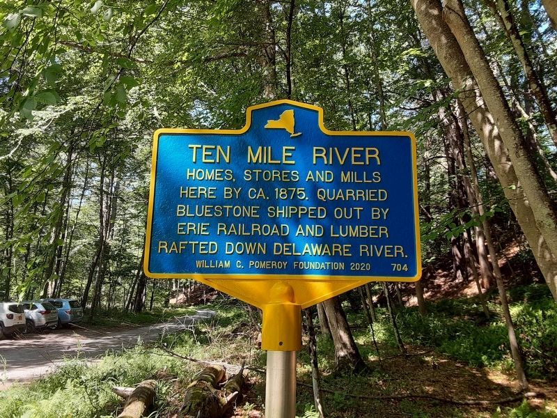 Ten Mile River Marker image. Click for full size.
