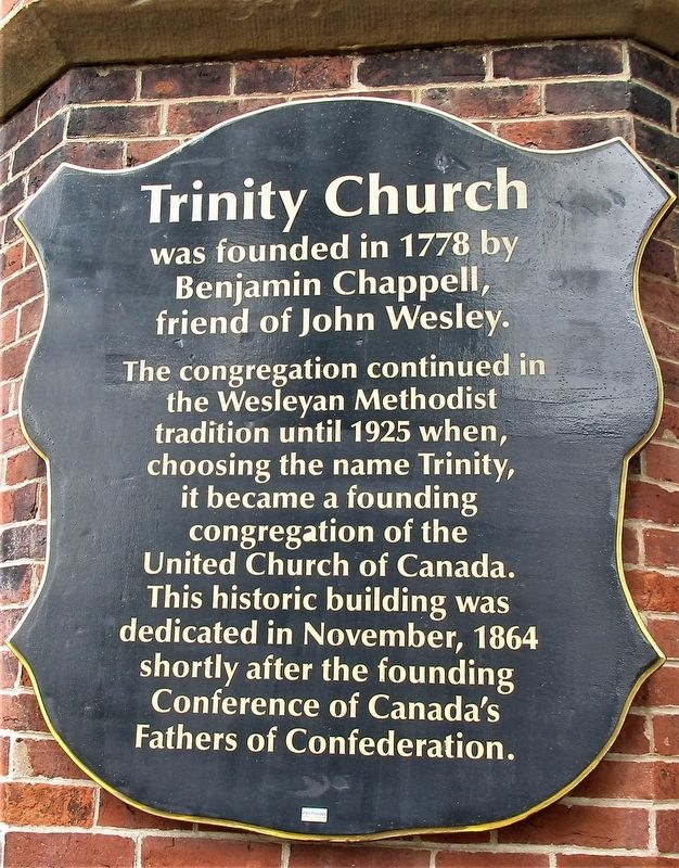 Trinity Church Marker. Click for full size. Trinity Church Marker image. Click for full size.